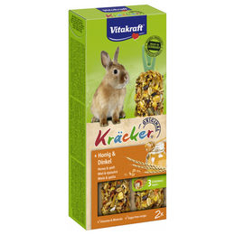 Produktbild von Vitakraft Kräcker Honig für Zwergkaninchen - 2 x 10 Stk.