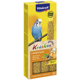 Produktbild von Vitakraft Kräcker Honig & Sesam für Wellensittiche - 3 x 1 Stk.