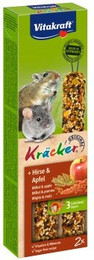 Produktbild von Vitakraft Kräcker Maus Corn&Fruit - 3 x 2 Stk.