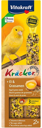 Produktbild von Vitakraft Kräcker mit Ei und Grassamen für Kanarienvögel - 54 g