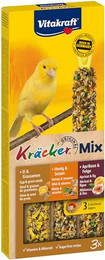 Produktbild von Vitakraft Kräcker Mix Kanarienvögel mit Ei, Frucht und Honig - 80 g