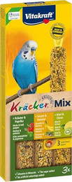 Produktbild von Vitakraft Kräcker Mix Knabberstangen für Wellensittiche - 90 g
