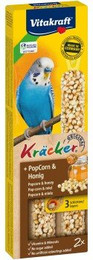 Produktbild von Vitakraft Kräcker Wellensittich 4x2er Honig-Popfit