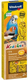 Produktbild von Vitakraft Kräcker Wellensittich Ei-Grassamen - 4 x 2 Stk.