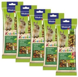 Produktbild von Vitakraft Kräcker Zwergkaninchen Gemüse und Rote Beete - 5 x 2 Stk.