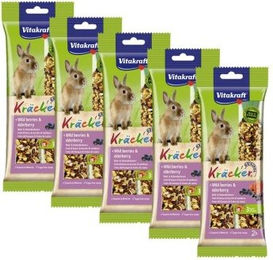 Produktbild von Vitakraft Kräcker Zwergkaninchen Wald- und Holunderblüte - 5 x 2 Stk.
