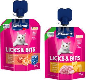 Vitakraft Licks & Bits - Käse & Schinken - 60 g – Bild 1 von 5