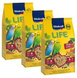 Produktbild von Vitakraft Life Power of Nature Sittiche - 3 x 800 g