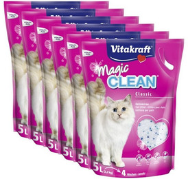 Produktbild von Vitakraft Magic Clean Katzenstreu Hygiene-Streu aus Mineralkügelchen - 5 l