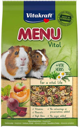 Produktbild von Vitakraft Menü Vital Meerschweinchenfutter mit Apfel, Kürbis und Roter Beete - 5 kg