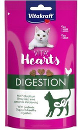 Produktbild von Vitakraft Nassfutter Katze Vita Hearts Digestion, Adult Huhn 9 x 40 g