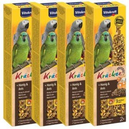 Produktbild von Vitakraft Papageien Kräcker 4x2er Honig und Anis