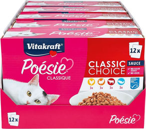 Produktbild von Vitakraft Poesie Classique Sauce MSC - 12 x 85 g