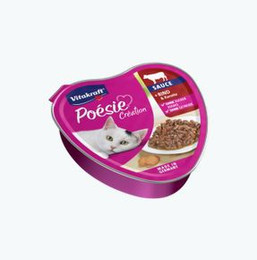 Produktbild von Vitakraft Poésie Création mit Rind & Karotte - 15 x 85 g