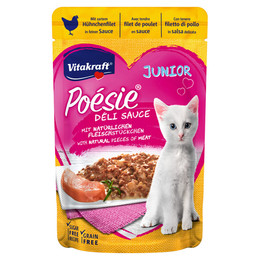 Produktbild von Vitakraft Poésie Délice Junior Nassfutter Katze mit Huhn - 23 x 85 g