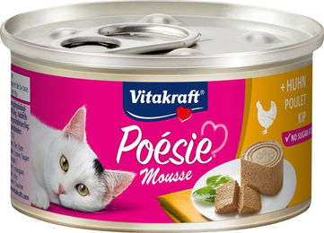 Vitakraft Poésie Mousse Katzenfutter - Dosen - Huhn - 12 x 85 g – Bild 1 von 2