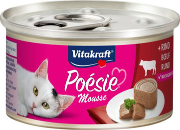 Vitakraft Poésie Mousse Katzenfutter - Dosen - Rind - 12 x 85 g – Bild 1 von 2