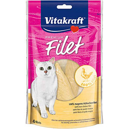 Produktbild von Vitakraft Premium Filet Huhn - 4 x 70 g