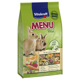 Produktbild von Vitakraft Premium Menü Vital Zwergkaninchen - 1 kg