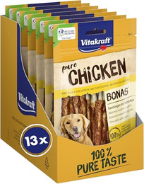 Produktbild von Vitakraft Pure Chicken Bonas Kaustangen mit Huhn - 13 x 80 g