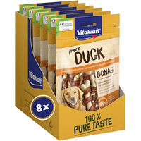 Produktbild von Vitakraft Pure Duck Bonas Calciumknochen mit Entenfleisch - 8 x 80 g