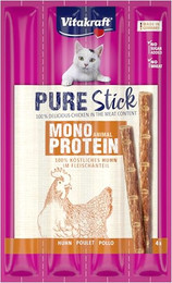 Produktbild von Vitakraft Pure Stick Huhn Katzen Leckerli - 20 g