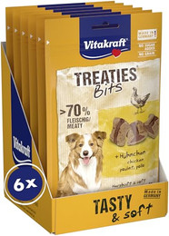 Produktbild von Vitakraft Treaties Bits Hundesnack mit Hühnchen - 6 x 120 g