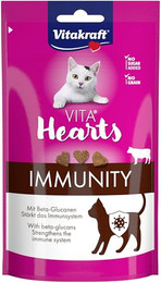 Produktbild von Vitakraft Vita Hearts Immunity Rind Katzensnack - 40 g