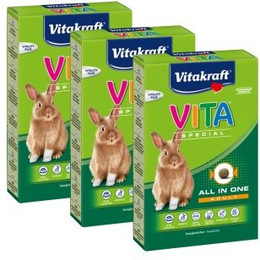 Produktbild von Vitakraft Vita Special Adult Zwergkaninchen - 3 x 600 g