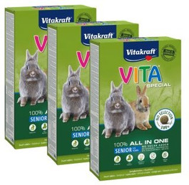 Produktbild von Vitakraft Vita Special Senior Zwergkaninchen - 3 x 600 g
