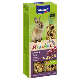 Produktbild von Vitakraft Zwergkaninchen Kräcker mit Traube & Nuss