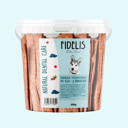 Produktbild von Vitalkaustange Kaninchen mit Blaubeeren und Kranbeeren (500g-Eimer)