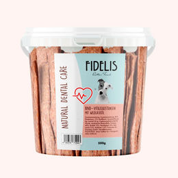 Vitalkaustange Rind mit Wildlachsöl (500g-Eimer) – Bild 1 von 5