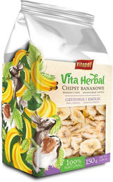 Produktbild von VITAPOL Bananenchips für Nager - 150 g