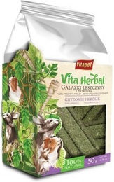 Produktbild von VITAPOL Für Nager und Kaninchen Haselzweige mit Petersilie 50 g