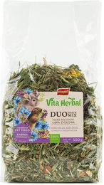 Produktbild von VITAPOL Vita Herbal Duo Snack Kräuterwiese für Chinchillas und Nachtschwalben - 500 g