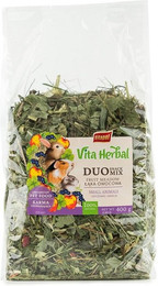 Produktbild von VITAPOL Vita Herbal Duo Snack Obstwiese für Nager und Kaninchen - 400 g
