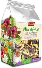 Produktbild von VITAPOL Vita Herbal Mix Floral für Nagetiere und Kaninchen - 50 g