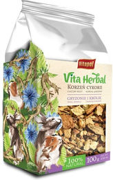 Produktbild von VITAPOL Vita Herbal Zichorienwurzel für Nagetiere und Kaninchen - 100 g