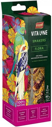 Produktbild von VITAPOL Vitaline Smakers Flora für kleine und mittlere Papageien - 80 g