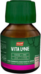 Produktbild von VITAPOL Vitaline Zink + Jod für exotische Vögel - 50 ml