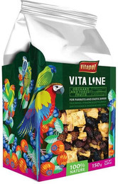 Produktbild von VITAPOL Wald- und Streuobst für Papageien und exotische Vögel - 150 g
