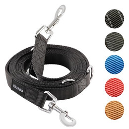 Produktbild von vitazoo Hundeleine Nylon mit Karabinern verstellbar 3 m - 3 m