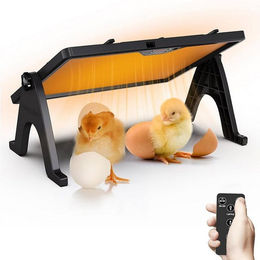 VIVIHEYDAY Hühnerstall Wärmeplatte Küken 45,3x32,5cm, 30-75°C Konstanttemperatur, Beidseitig, & 360° Drehbar, für Kükenbox für Küken, Enten, Hunde & Katzen – Bild 1 von 5