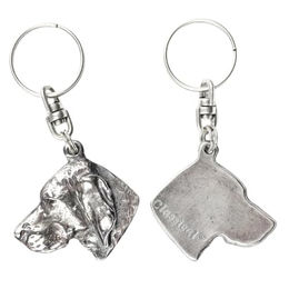 Vizsla Anhänger aus versilbertem Metall – Bild 1 von 5