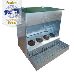 Produktbild von Vogel Futterautomat für Kanarien verzinkt - 4 Fressstellen