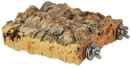 Produktbild von Vogel-Sitzbrettchen aus Naturkork-Rinde - 1 Stk.
