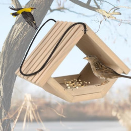 Produktbild von Vogelfutterhaus aus Holz