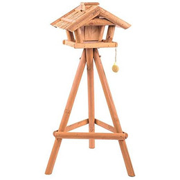 Produktbild von Vogelhaus Bea mit Silo und Ständer aus Kiefer FSC 100%