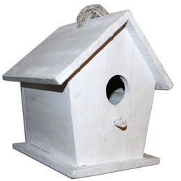 Vogelhaus Lasse Holznistkasten Weiß – Bild 1 von 3